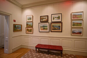 The opposite wall at the Seascape and Treescapes Exhibit, Cosmos Club
